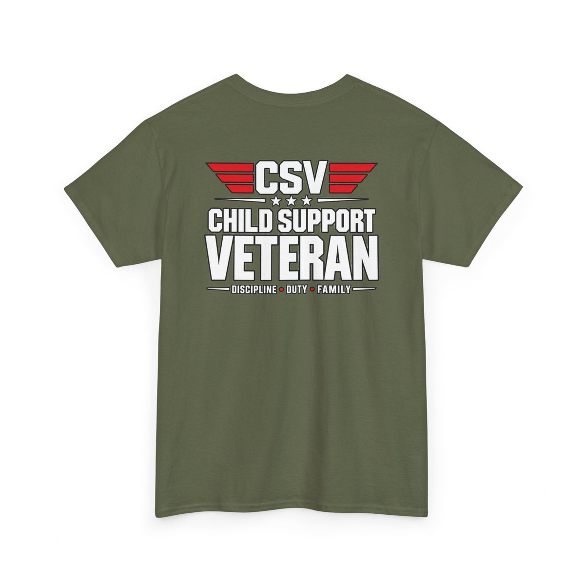 Still Standing Child Support Veteran T‑Shirt
