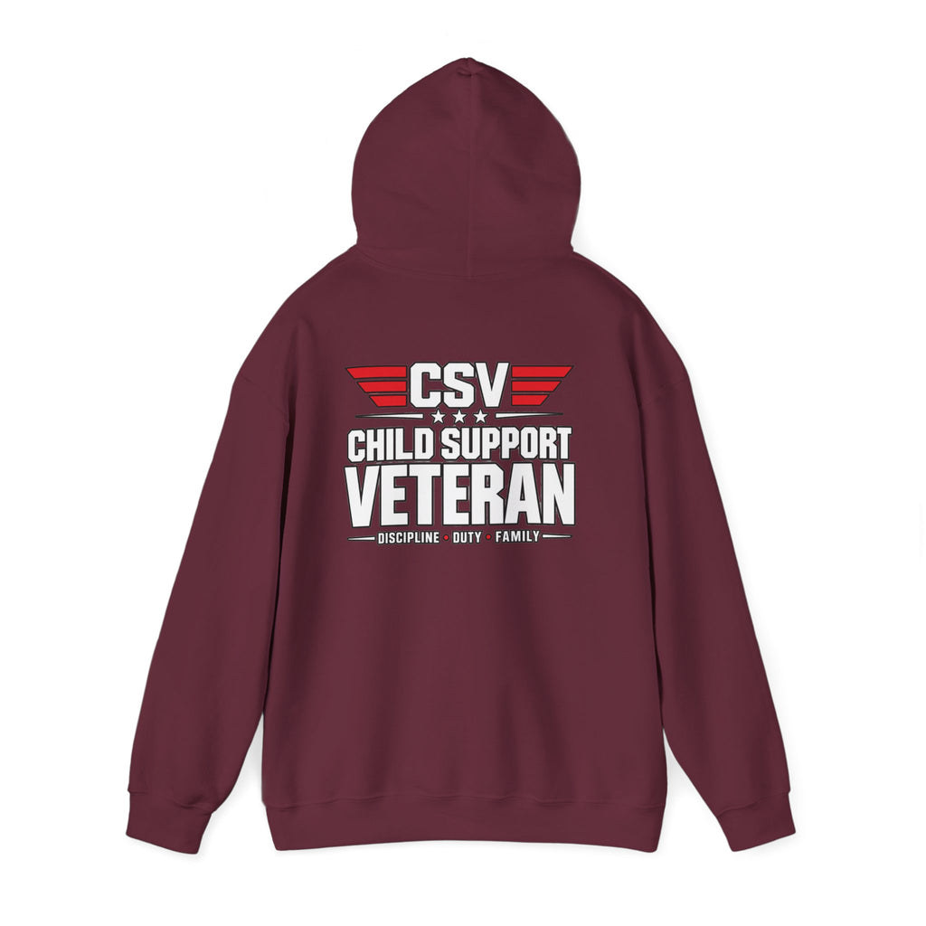 Child Support Veteran Hoodie — Patriotic Military-Inspired Sweatshirt