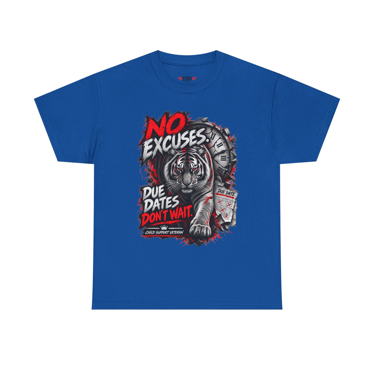 NO EXCUSES Unisex Heavy Cotton Tee
