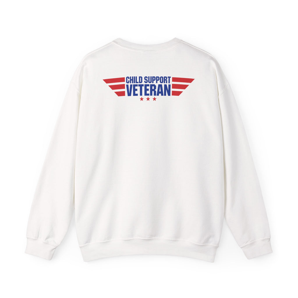 Crewneck Sweatshirt — Child Support Veteran Lion Graphic