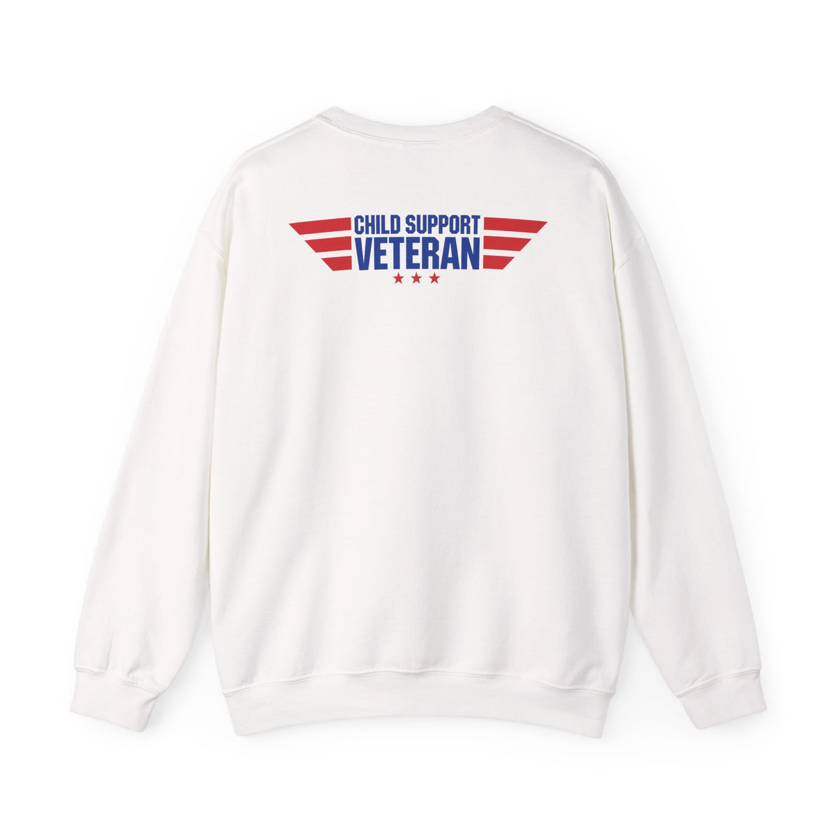 Crewneck Sweatshirt — Child Support Veteran Lion Graphic