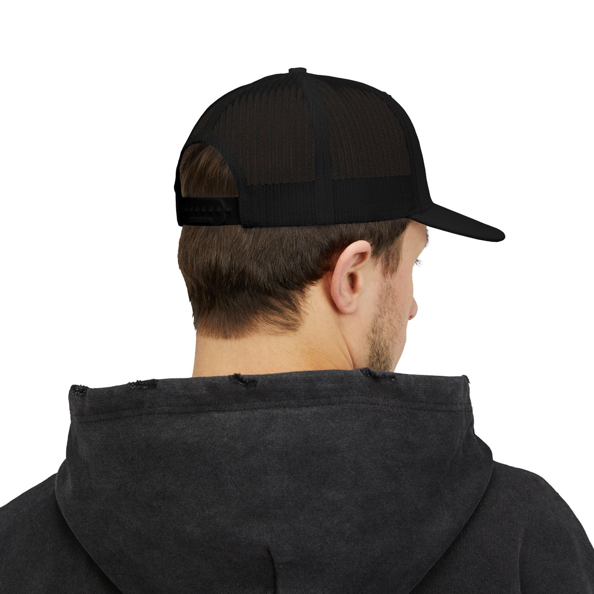 CSV Embroidered Trucker Cap — Retro Winged Logo Snapback