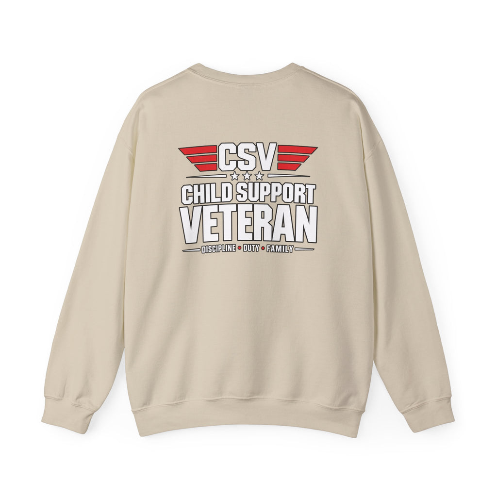 Present Matters Crewneck — Child Support Veteran Sweatshirt