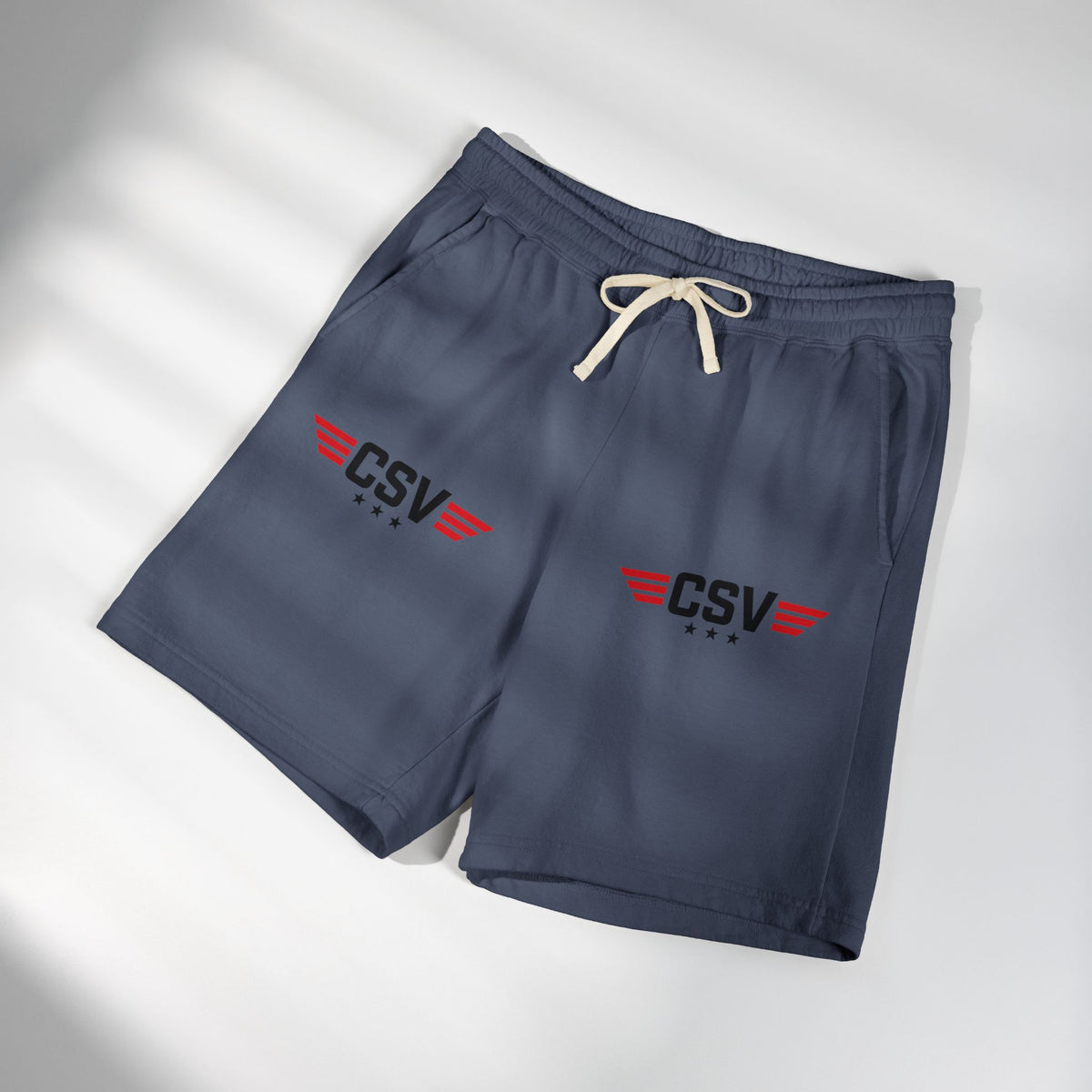 Unisex Garment-Dyed Lightweight Fleece Sweat Shorts
