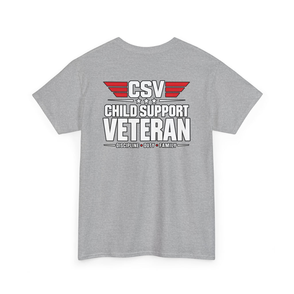 PRESENT MATTERS Child Support Veteran T‑Shirt