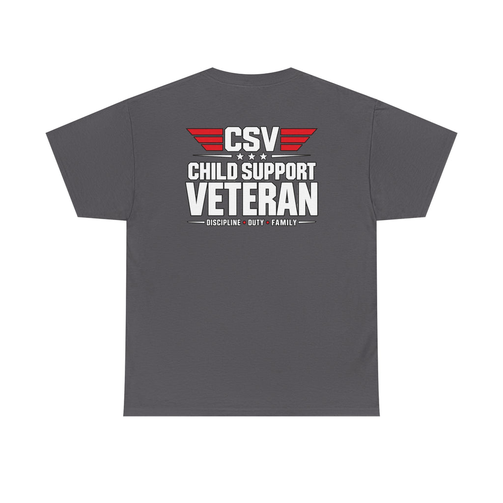 Still Standing Child Support Veteran T‑Shirt