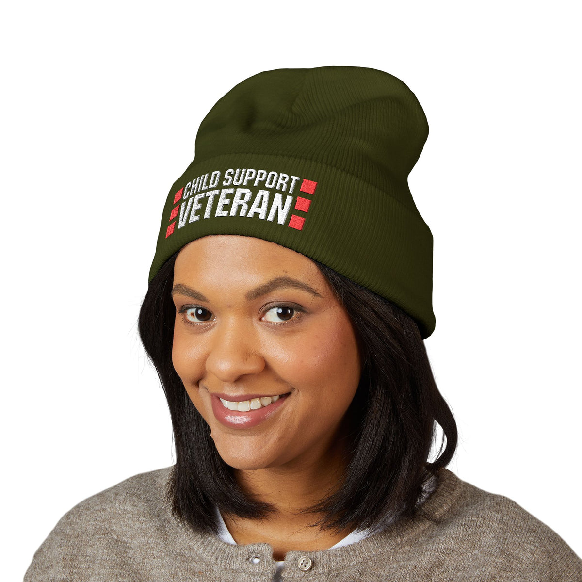 CSV Embroidered Beanie – Classic Cuffed Winter Hat