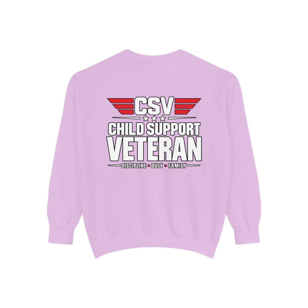 Child Support Veteran Sweatshirt – “My Dad Is A Child Support Veteran” Patriotic Crewneck