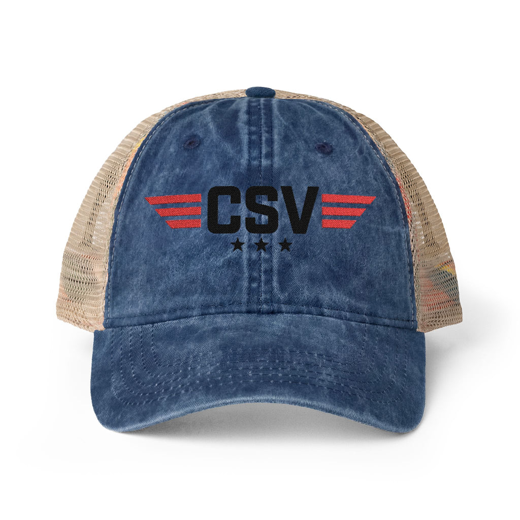 Women's Washed Mesh-Back Cap
