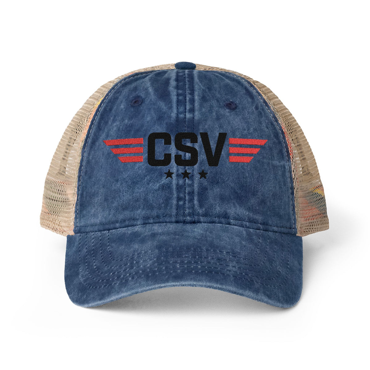 Women's Washed Mesh-Back Cap