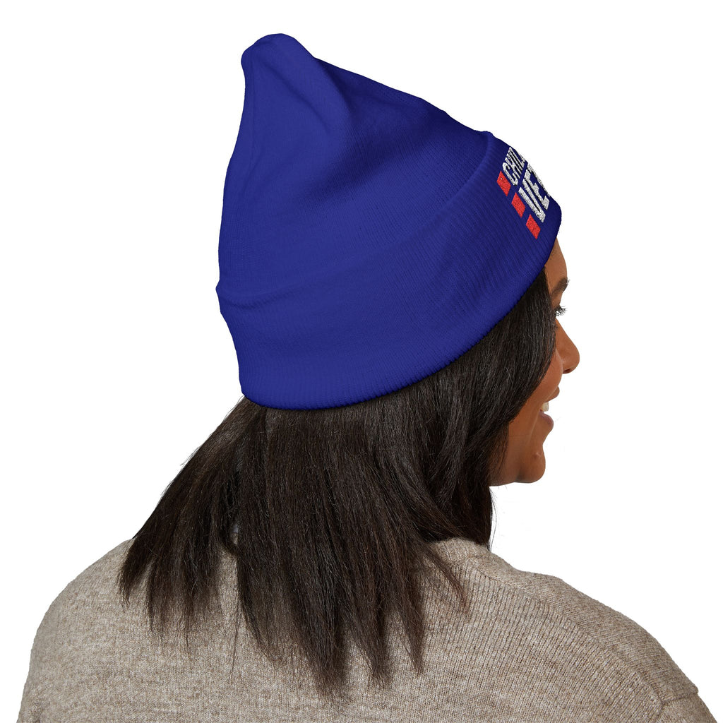 CSV Embroidered Beanie – Classic Cuffed Winter Hat