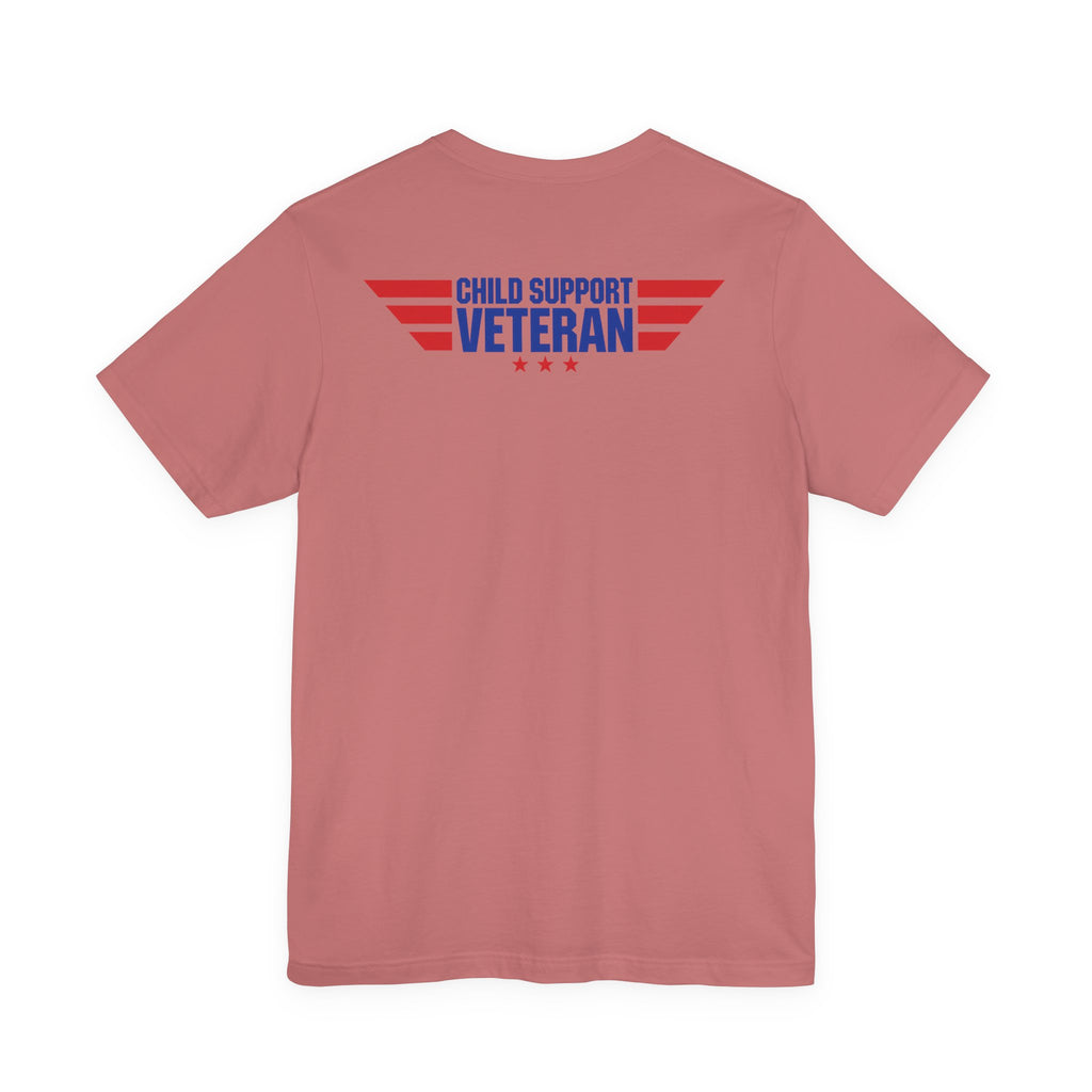Child Support Veteran T-Shirt — "Still Standing, Still Providing" Patriotic Tee