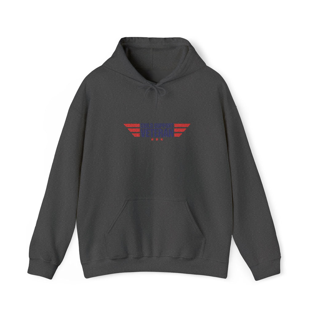 Veteran Wings Hoodie – Small Support Veteran Patriotic Pullover