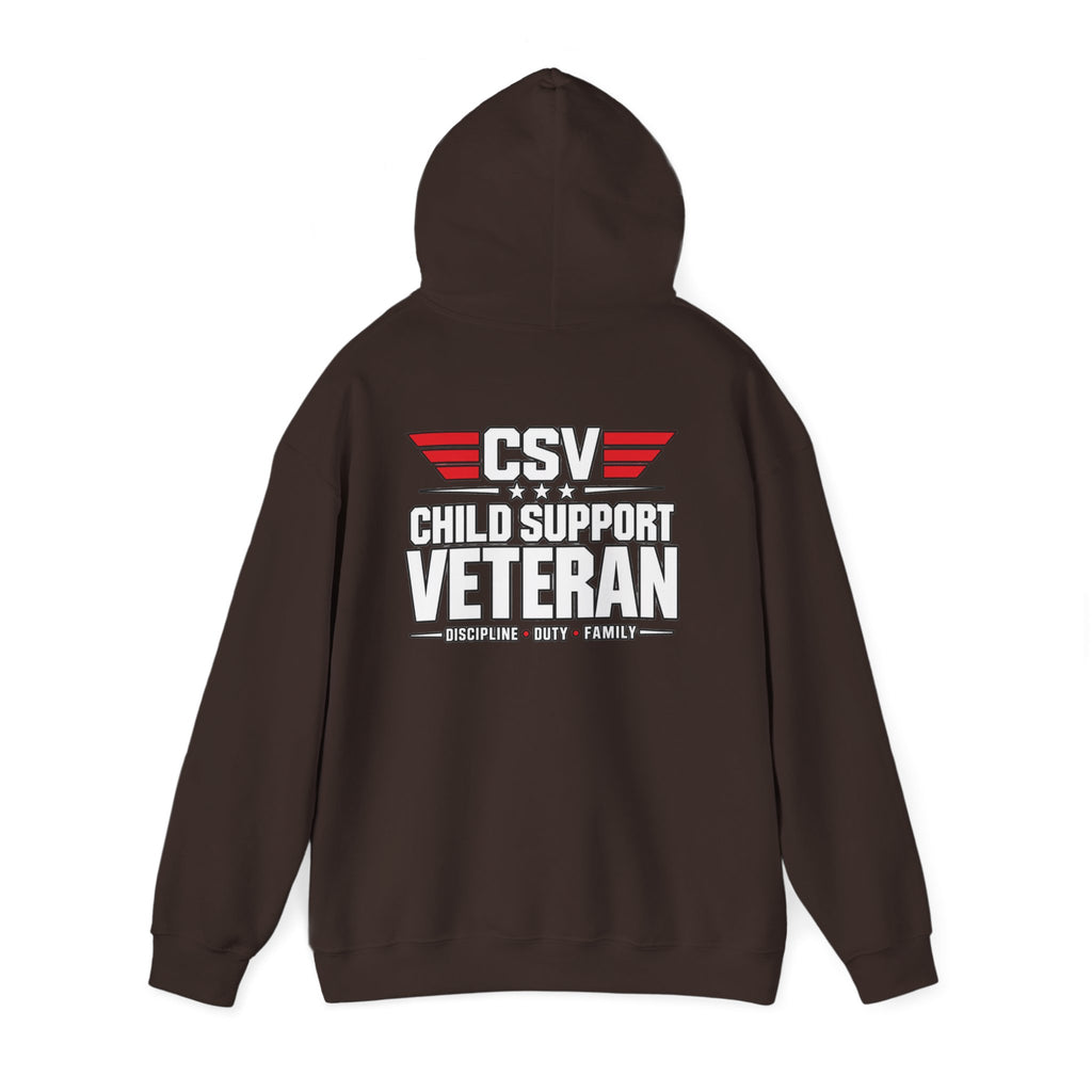 Child Support Veteran Hoodie — Patriotic Military-Inspired Sweatshirt
