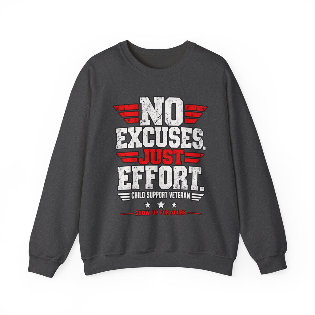 Child Support Veteran Crewneck Sweatshirt — CSV Emblem Pullover