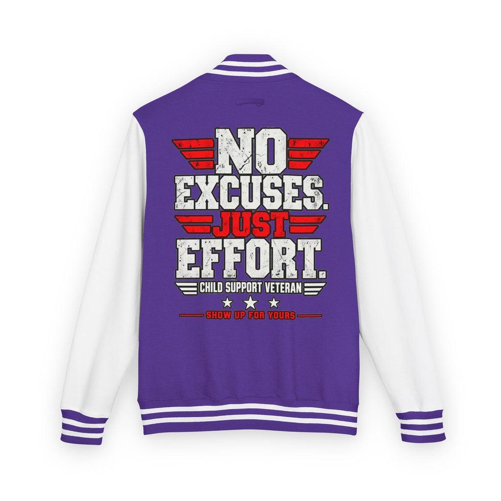 Letterman Jacket — “No Excuses. Just Effort.” CSV Pride