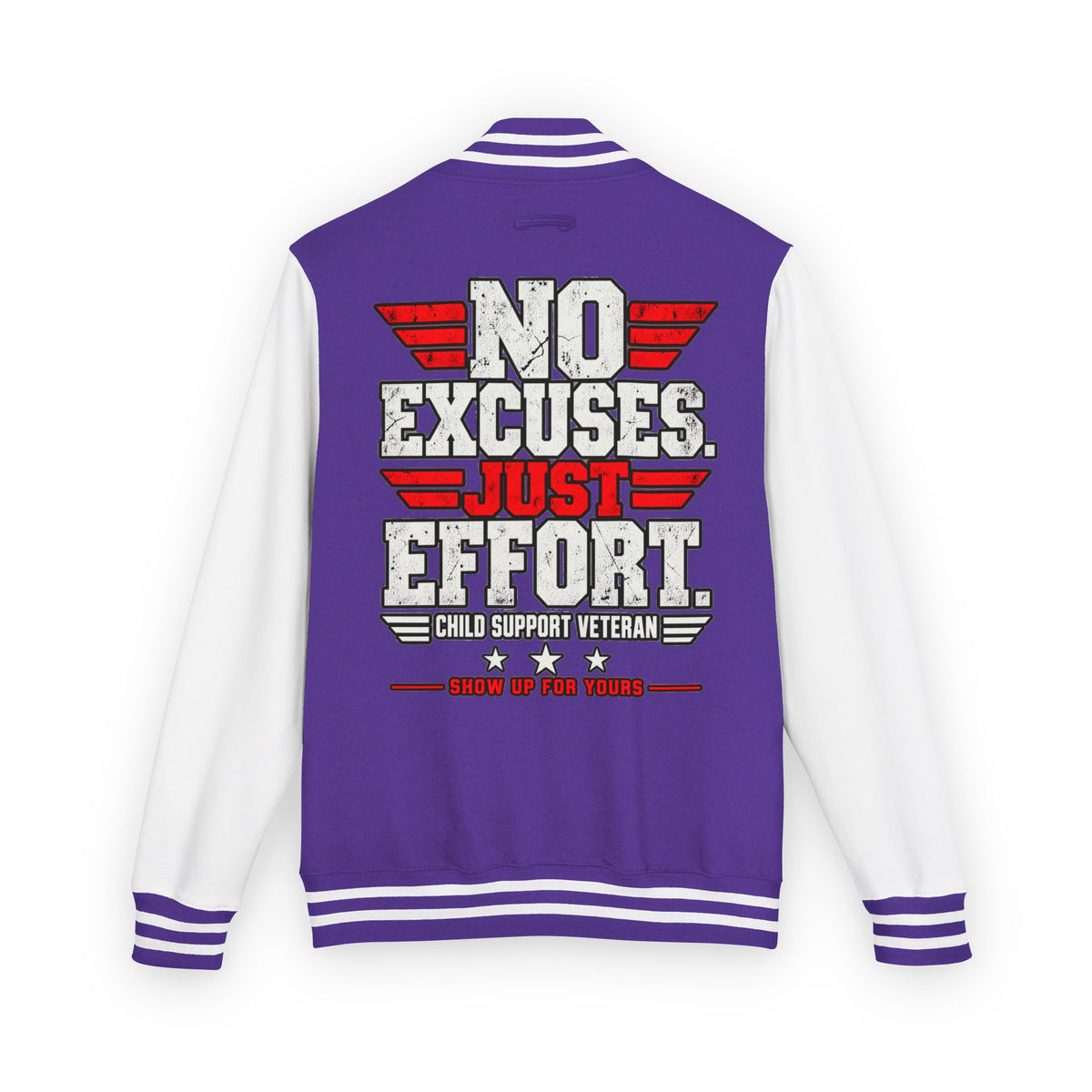 Letterman Jacket — “No Excuses. Just Effort.” CSV Pride