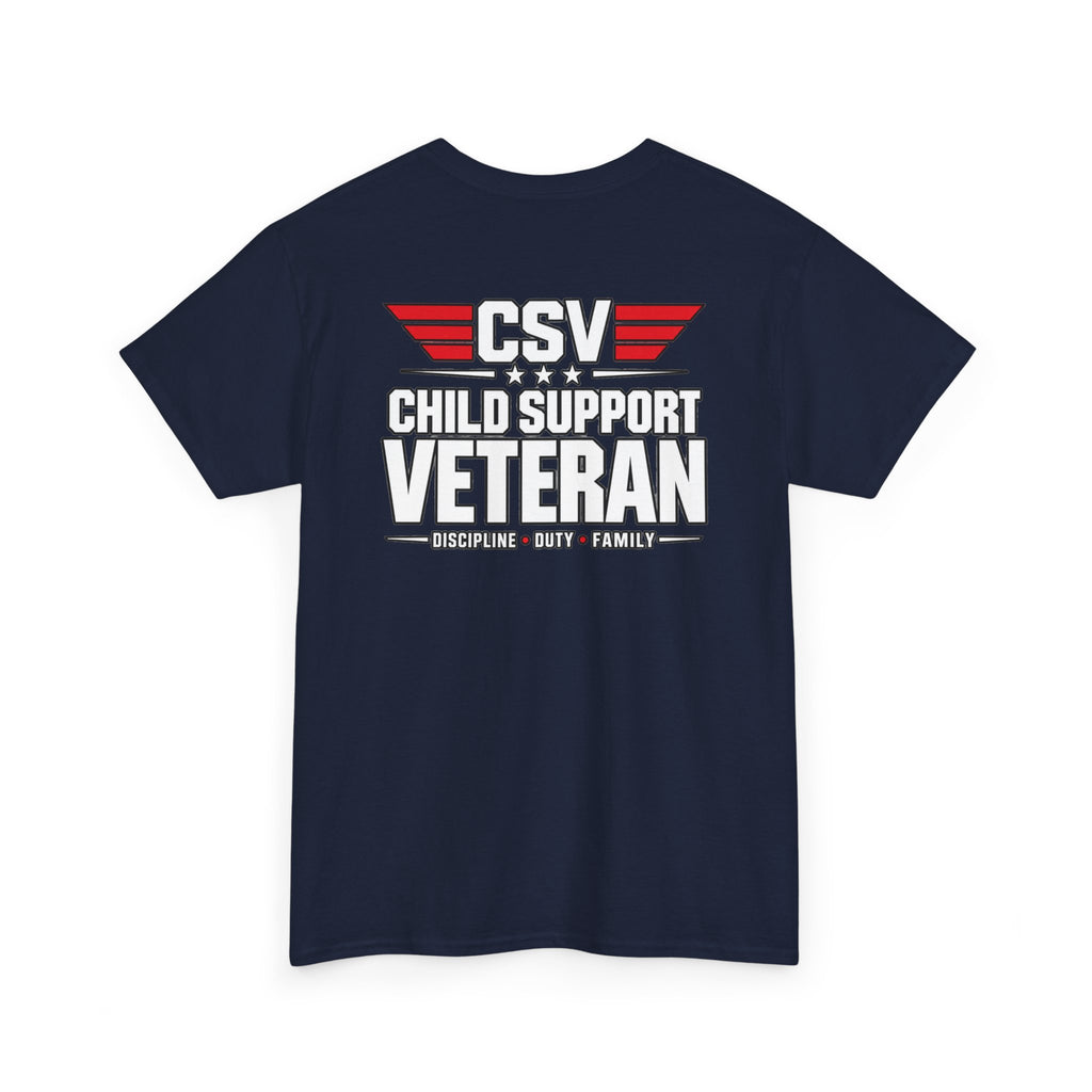 PRESENT MATTERS Child Support Veteran T‑Shirt