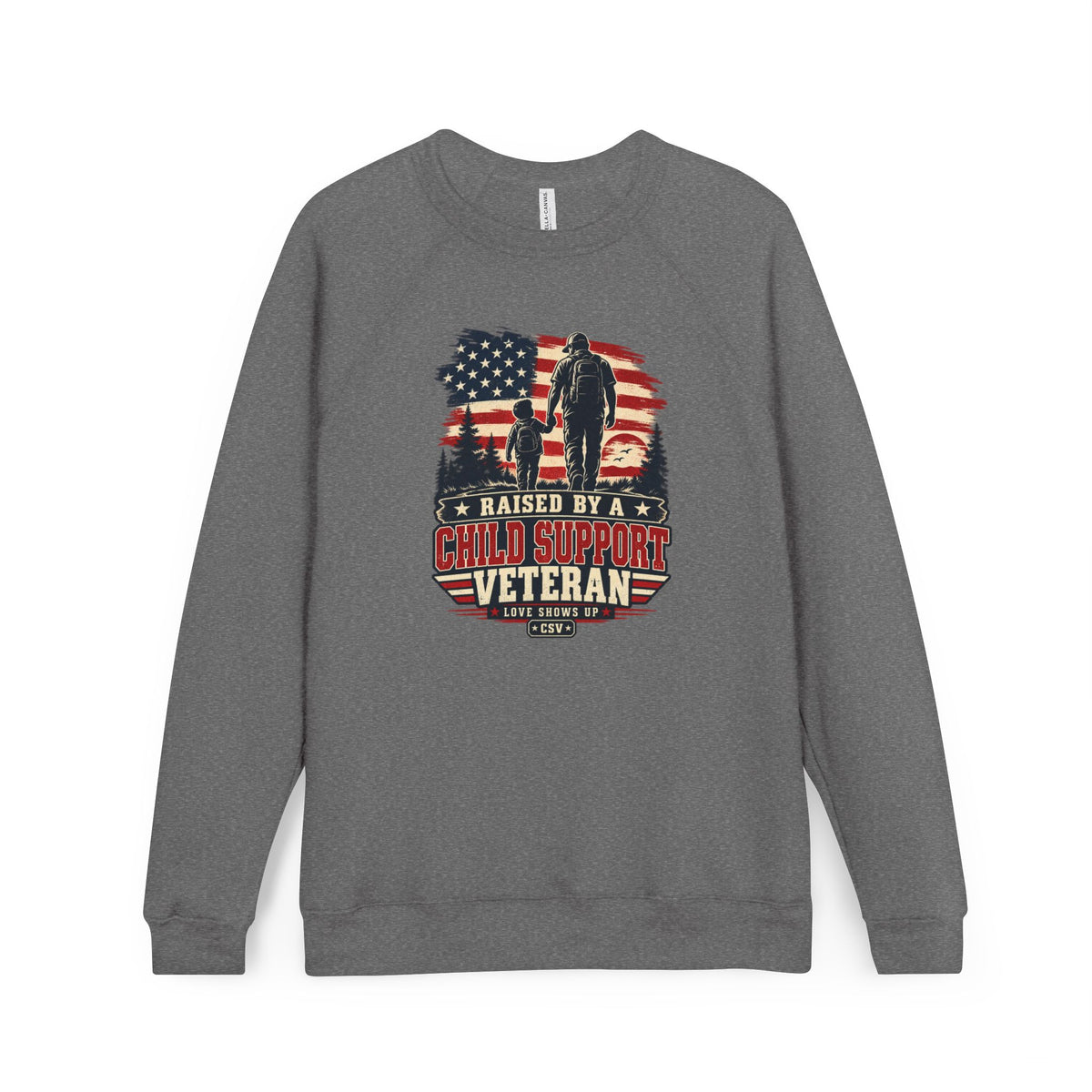 Unisex Sponge Fleece Raglan Sweatshirt