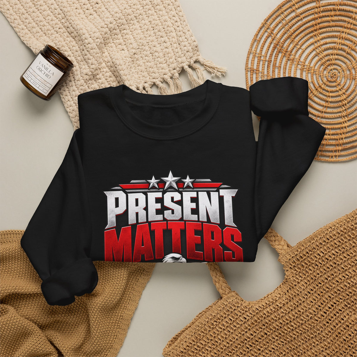 Child Support Veteran Crewneck Sweatshirt — CSV Emblem Pullover