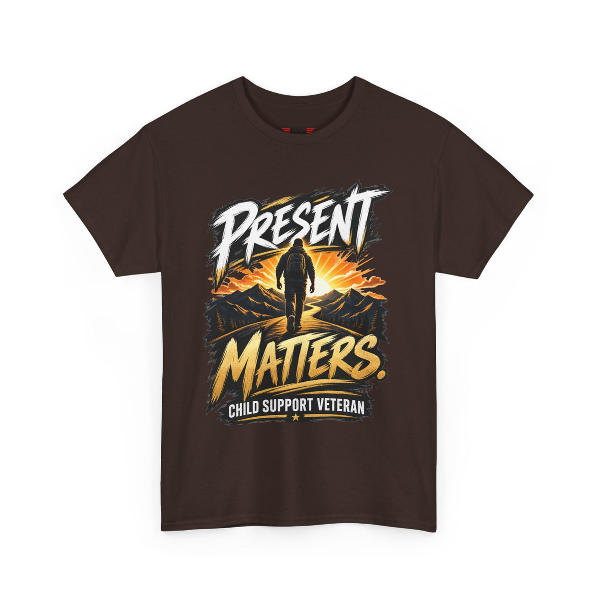 Present Matters T-Shirt – Child Support Veteran Tribute Tee