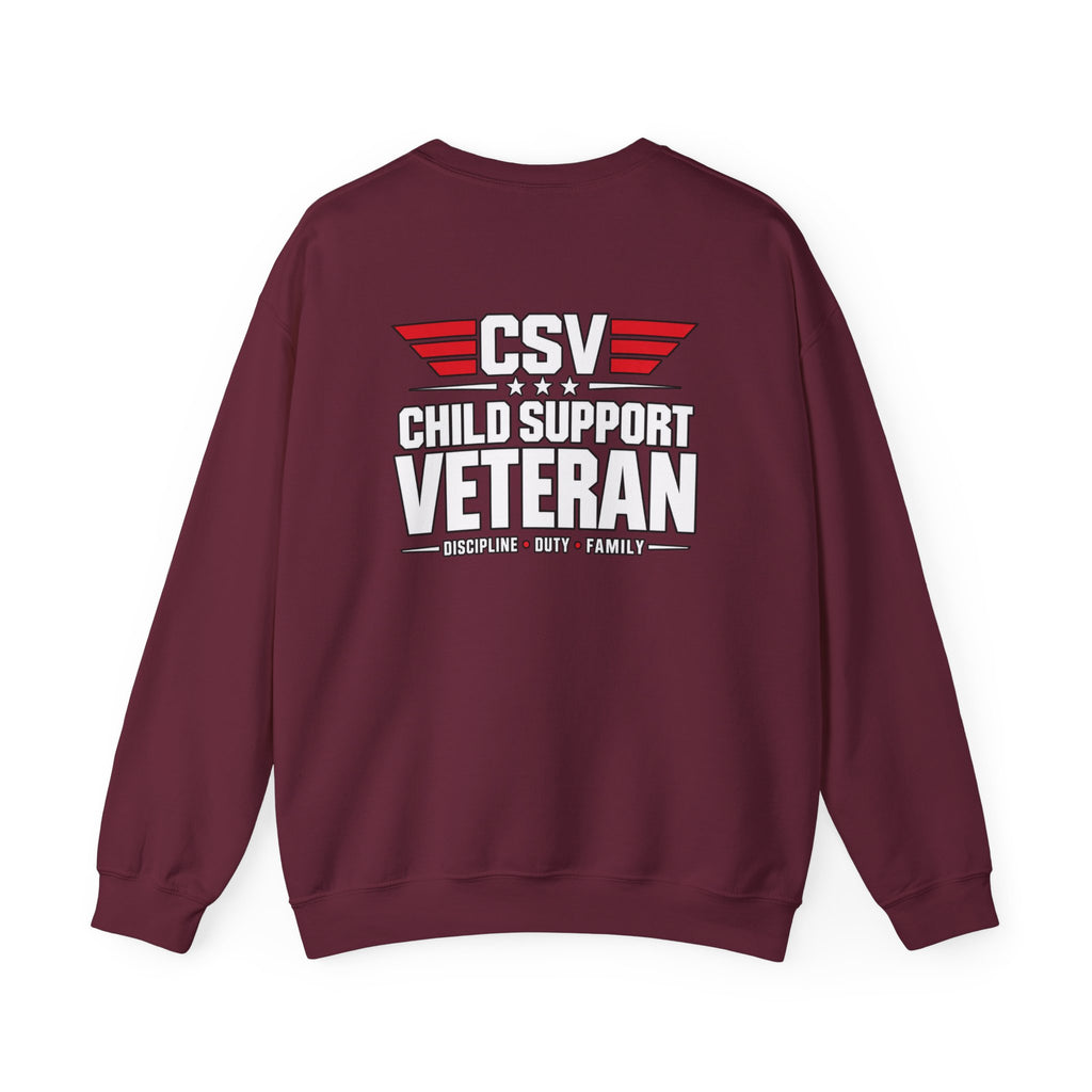 Present Matters Crewneck — Child Support Veteran Sweatshirt