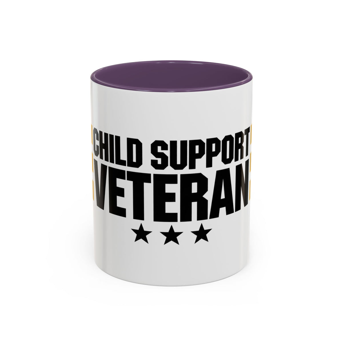 Veteran Support Coffee Mug – “Child Support Veteran” Accent Ceramic Mug