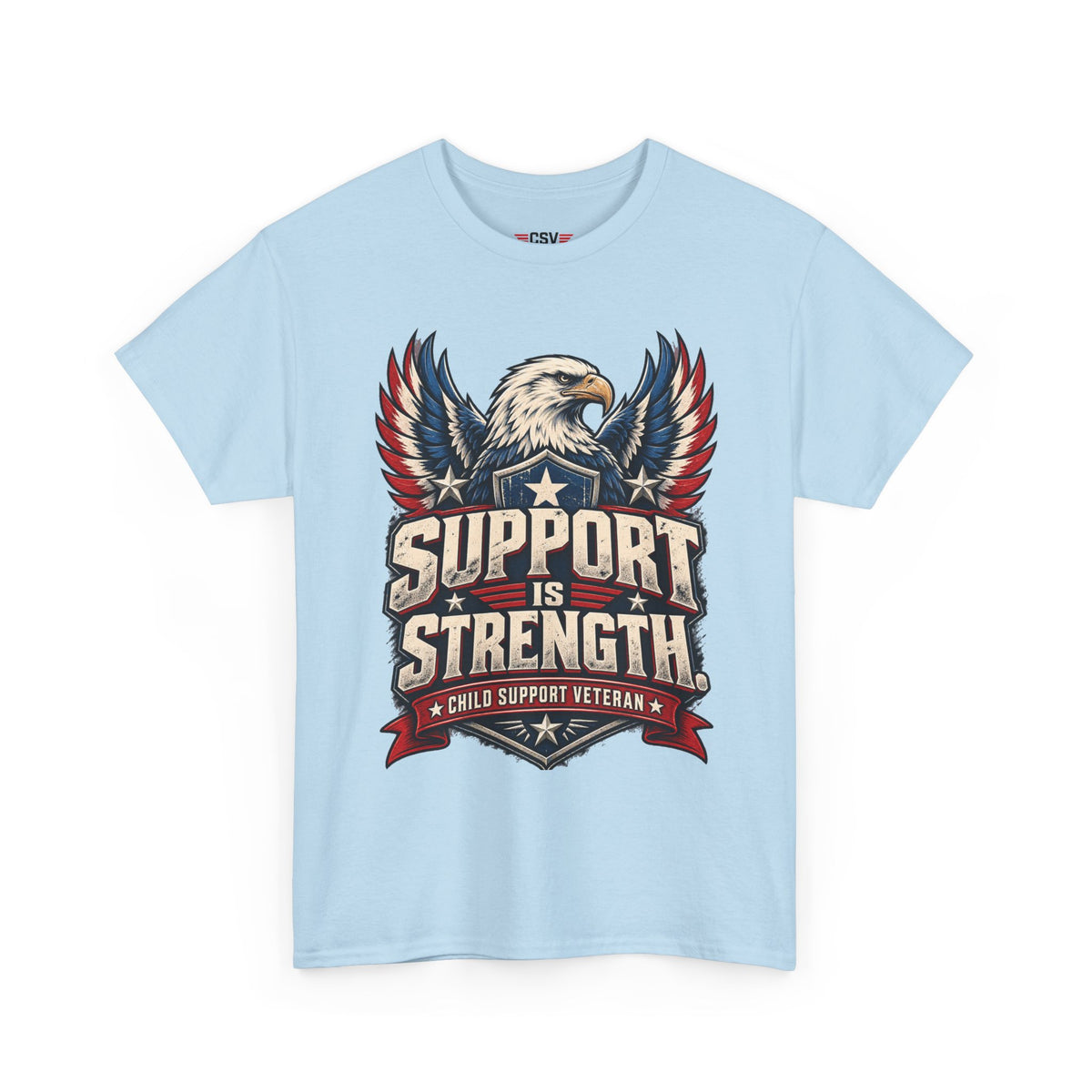 SUPPORT IS STRENGTH  Unisex Heavy Cotton Tee