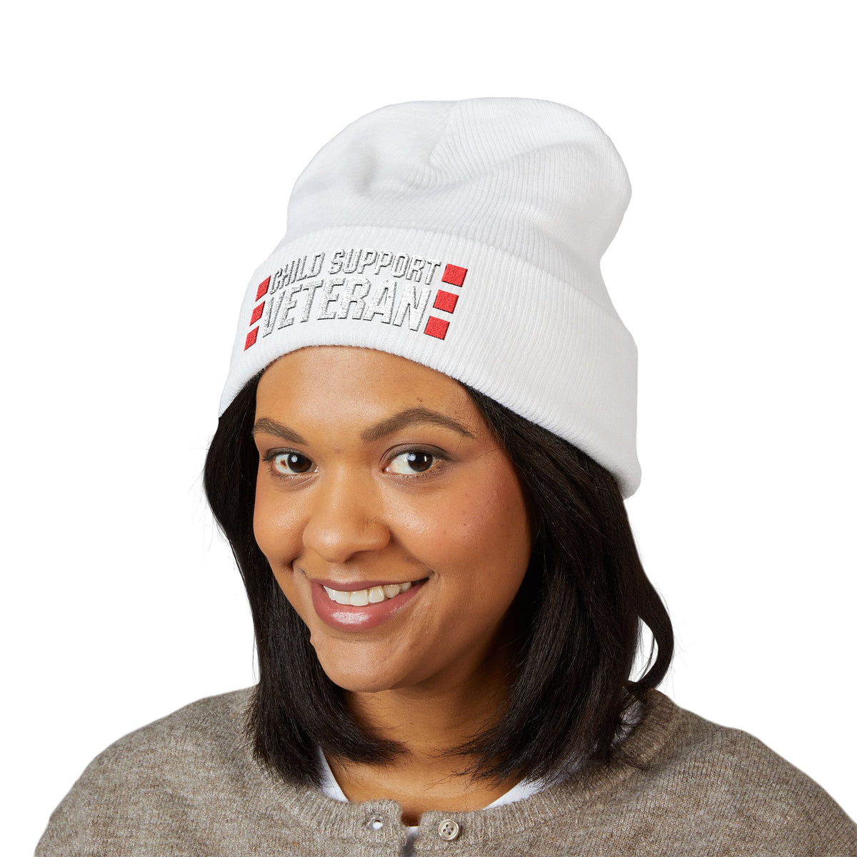 CSV Embroidered Beanie – Classic Cuffed Winter Hat