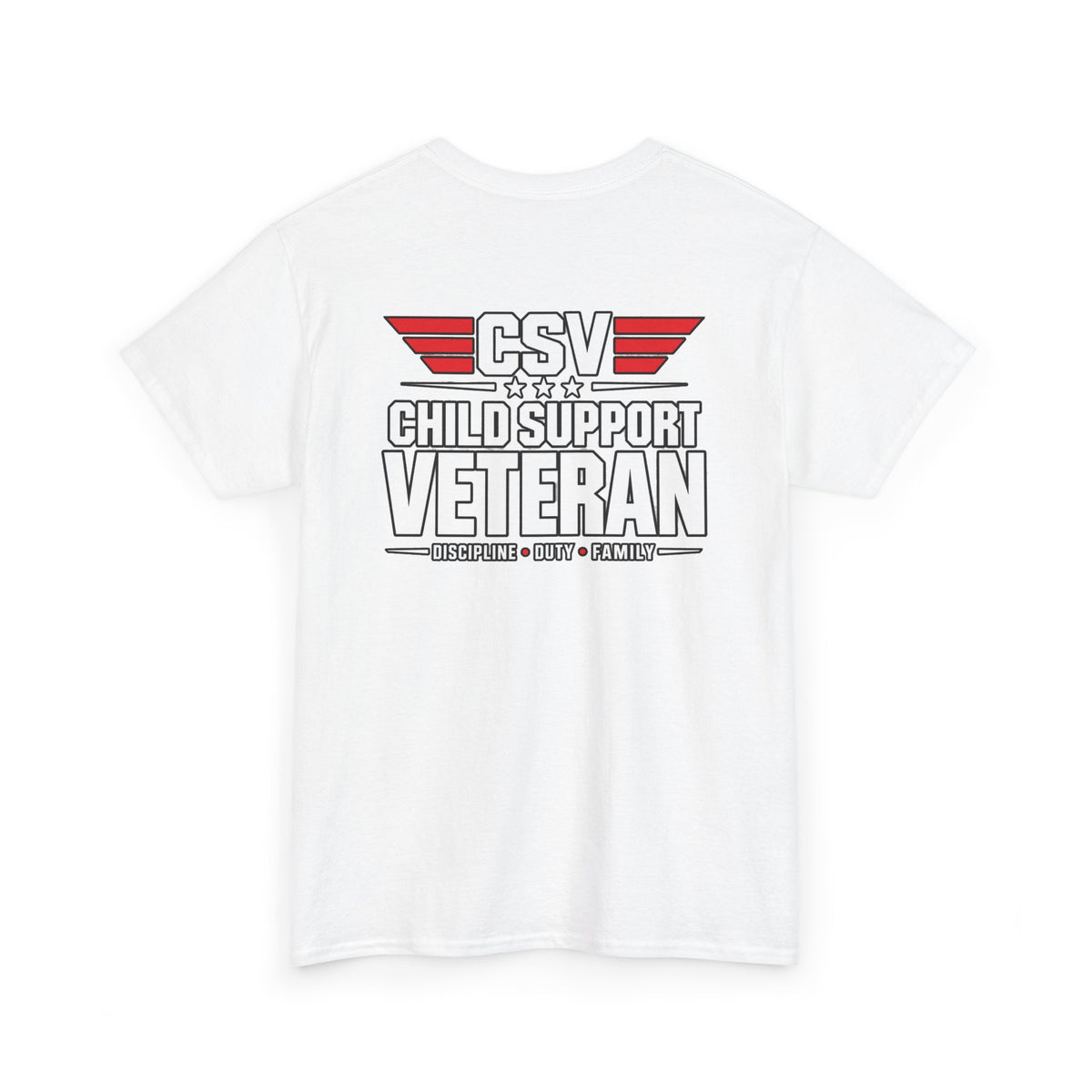 Child Support Veteran T-Shirt — "I Pay, I Pray, I Stay" Patriotic Military Support Tee