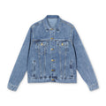 Child Support Veteran Denim Jacket — CSV Back Print Men’s Jean Jacket