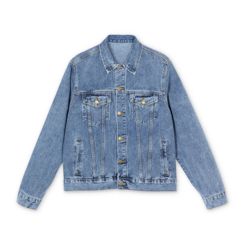 Child Support Veteran Denim Jacket — CSV Back Print Men’s Jean Jacket