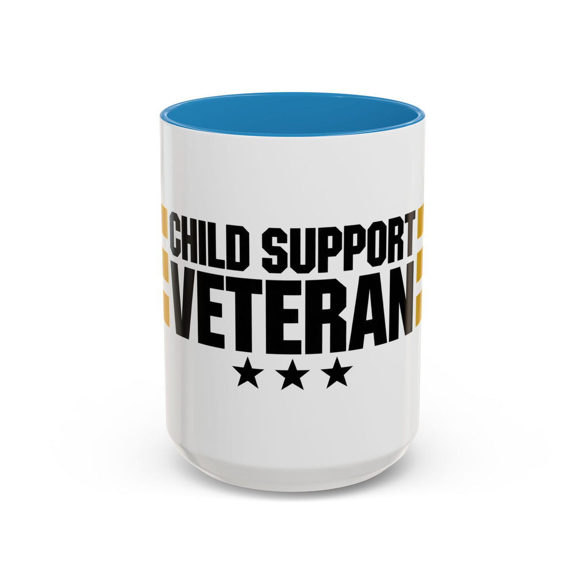 Veteran Support Coffee Mug – “Child Support Veteran” Accent Ceramic Mug