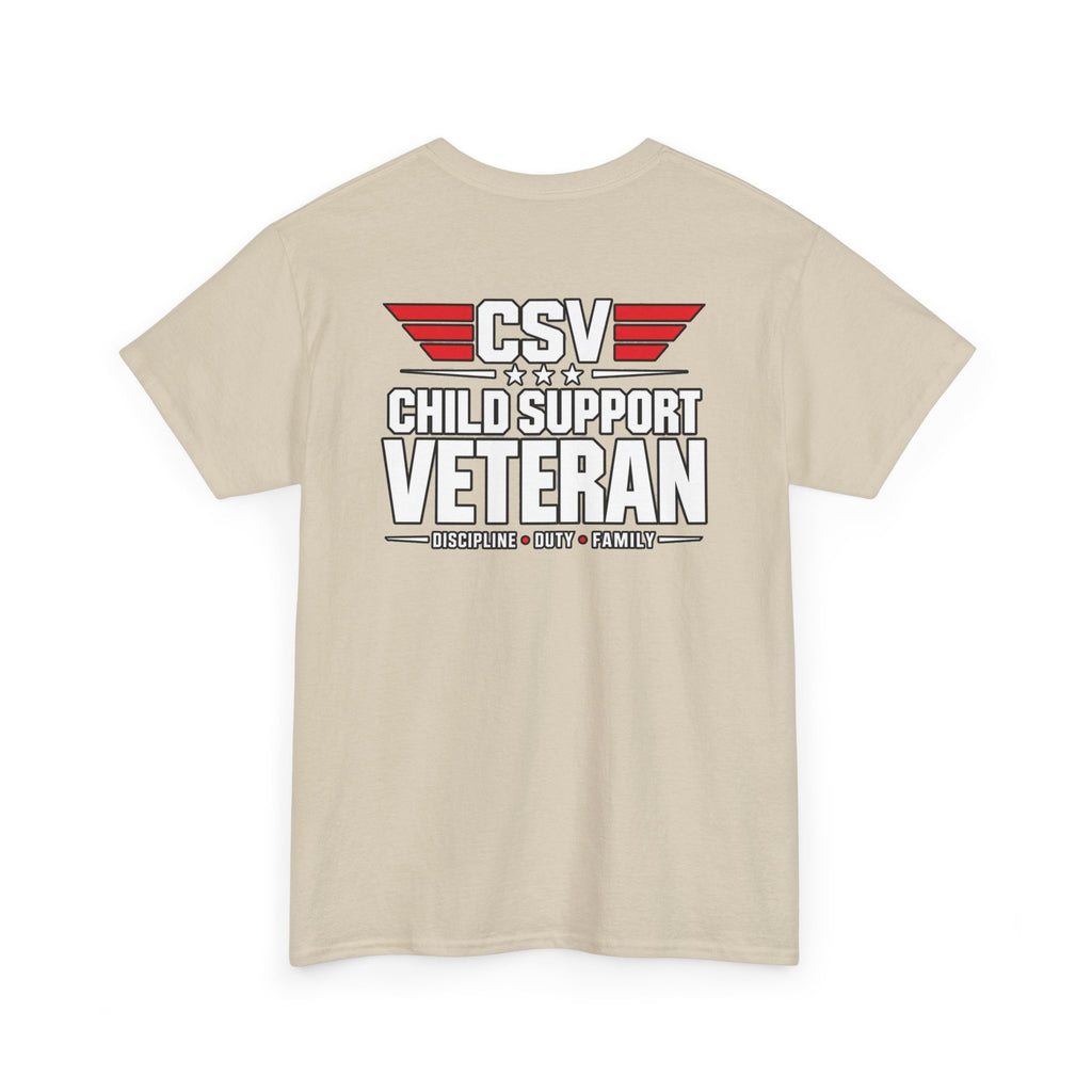 PRESENT MATTERS Child Support Veteran T‑Shirt