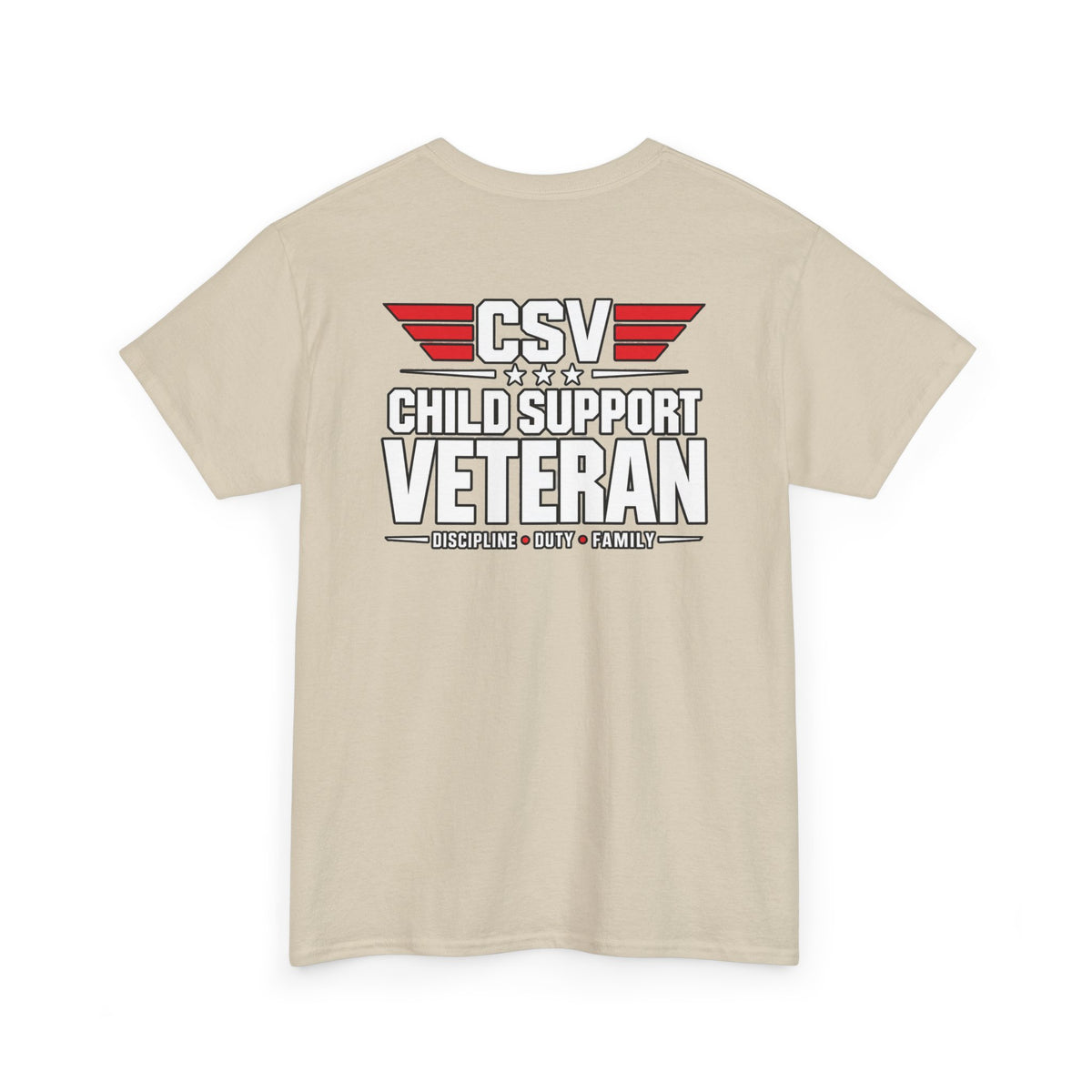 PRESENT MATTERS Child Support Veteran T‑Shirt