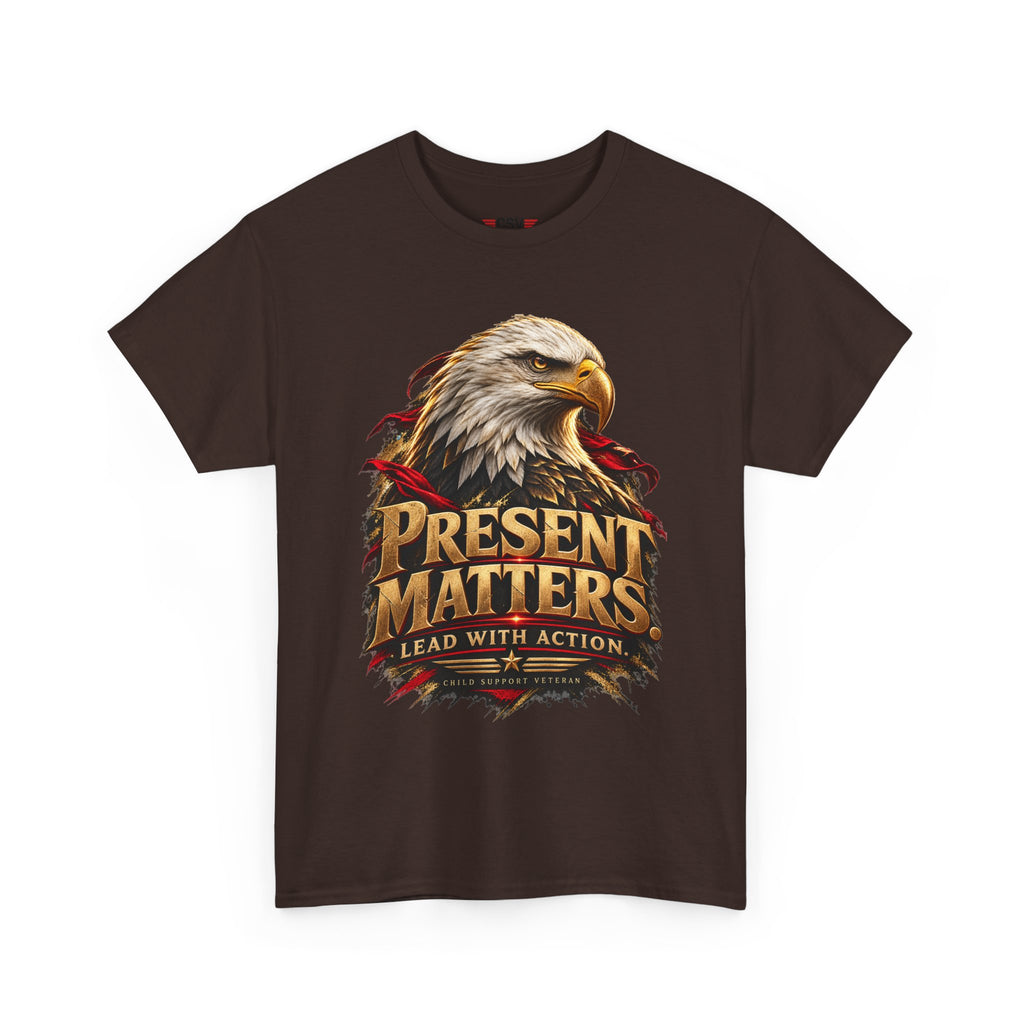 PRESENT MATTERS Child Support Veteran T‑Shirt